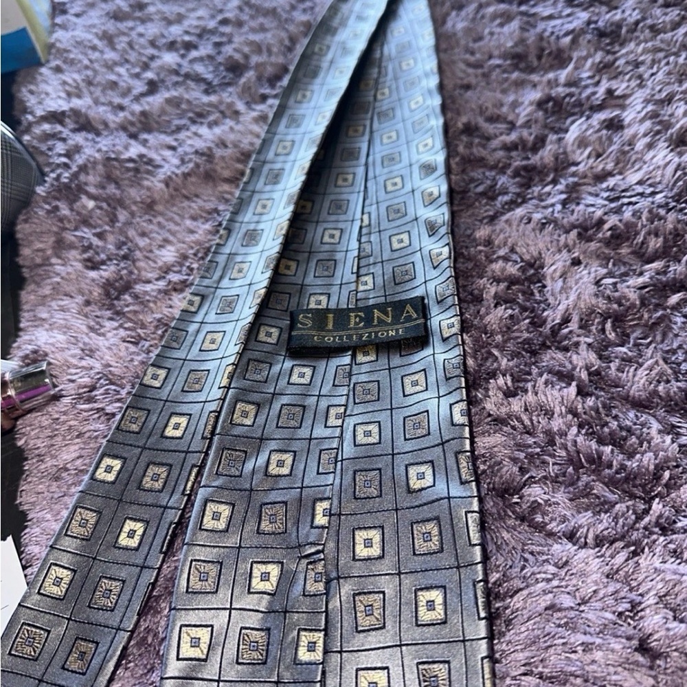 Siena Collezione Geometric Pattern Tie